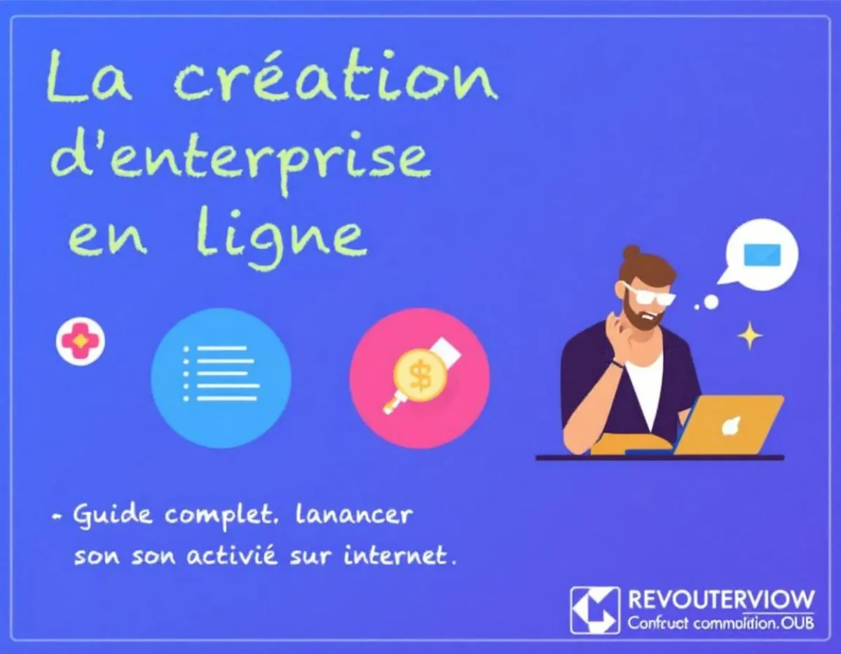 La création d'entreprise en ligne : guide complet pour lancer son activité sur internet