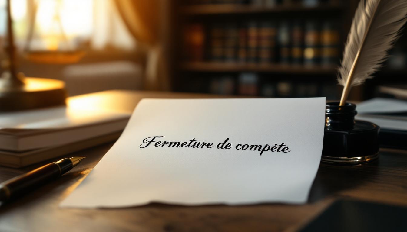 Lettre fermeture compte bancaire : étapes à suivre